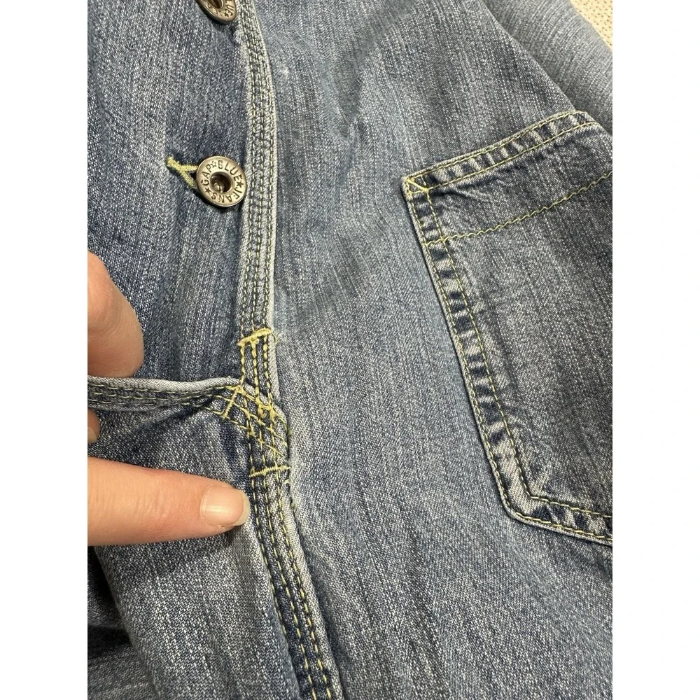 GAP Light Blue Denim Overalls Jumpsuit - Picture 10 of 11